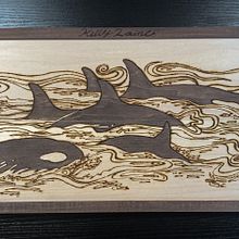 My project, including some wood stain :). Un progetto di Illustrazione tradizionale, Artigianato e DIY di addisonmercer - 12.12.2022