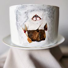 My project for course:  Cake Painting Techniques for Creating Edible Art. Design, Painting, and DIY project by nazanin8 - 12.03.2022