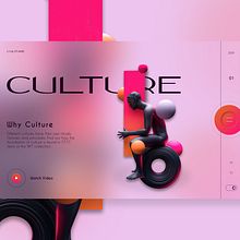  Culture — Web Design. UX / UI, and Web Design project by Marko Shiba - 11.07.2022