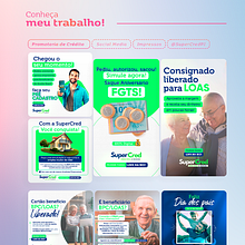 Social Media | Crédito Consignado. Een project van  Ontwerp, Social media, Social media-ontwerp,  Br, ing en identiteit y UX / UI van Victor Porto - 02.09.2022