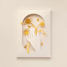 Protecting space | Paper dioramas. Traditional illustration, and Paper Craft project by Julia Yus - 01.04.2019