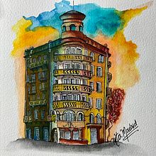 Mi proyecto del curso: Dibujo arquitectónico con acuarela y tinta. Sketching, Drawing, Watercolor Painting, Architectural Illustration, Sketchbook & Ink Illustration project by juanita mejia madrid - 12.12.2022