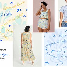 Meu projeto do curso: Design de estampa para superfície têxtil com Photoshop. Un proyecto de Ilustración tradicional, Diseño de vestuario, Pattern Design, Diseño de moda e Ilustración digital de Celia Bastos Tachau Monteiro - 12.12.2022