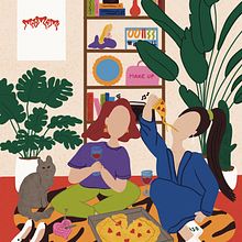 Mi proyecto del curso: Ilustración digital colorida en Procreate. Traditional illustration, Drawing, Digital Illustration, and Digital Drawing project by Bianca Bianco - 11.05.2022