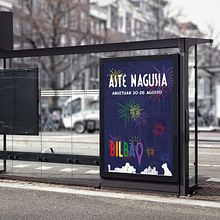 Fiestas Bilbao. Un projet de Design graphique , et Design  de Sandra Valle del Castillo - 13.12.2022