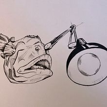 Il mio progetto del corso: Illustrazione surrealista con pennarelli. Projekt z dziedziny Trad, c, jna ilustracja, R, sunek ołówkiem,  R, sunek, R, sunek realist, czn,  R, sunek art, st, czn,  R i sunek atramentem użytkownika Francesco Dellea - 13.12.2022