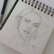 Mi proyecto del curso: Sketchbook de retrato: explora el rostro humano. Projekt z dziedziny Sketching,  R, sunek, Portret,  R, sunek art, st, czn i Sketchbook użytkownika Natalia Obredor - 14.12.2022