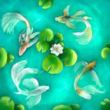 Peace in the Pond . % Cherisa tarafından hazırlanan Geleneksel illüstras, Ve on projesi - 12.07.2022