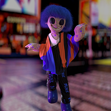 Omino con Poncho. 3D, and 3D Modeling project by Alessandro Iori - 12.14.2022