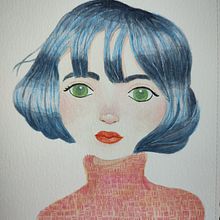 Meu projeto do curso: Desenho fanart com aquarela e lápis de cor. Traditional illustration, Painting, Watercolor Painting, Portrait Drawing, Children's Illustration, and Colored Pencil Drawing project by asafejesse - 12.14.2022