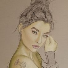 Mi proyecto del curso: Ilustración con pastel y lápices de colores. Projekt z dziedziny Trad, c, jna ilustracja,  Sztuki piękne, R, sunek ołówkiem,  R, sunek, Portret, R, sunek realist, czn,  R, sunek art, st i czn użytkownika Ana Camacho - 14.12.2022