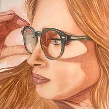 Autoretrato. Watercolor Painting project by Ivone Machado - 11.15.2022