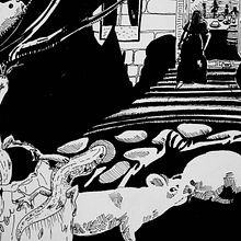 Cendrillon passe minuit a l'encre. Traditional illustration project by Eric Bertrand - 12.15.2022