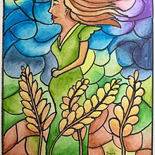 Lammas (amb retolador). Traditional illustration project by Sara Granja - 12.15.2022