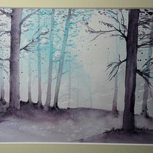 My project for course: Dreamy Watercolor Landscapes: Paint with Light. Pintura, e Pintura em aquarela projeto de ballymeanoch - 16.12.2022