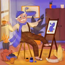 My project for course: Atmospheric Scenes in Procreate: Paint with Color and Light. Traditional illustration, and Digital Illustration project by Elena G. - 12.16.2022