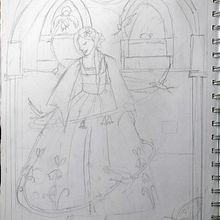 My project for course: Fairy-Tale Illustration with Pen and Ink. Projekt z dziedziny  R, sunek,  R, sunek art, st, czn,  R i sunek atramentem użytkownika Lisa Dunbar Solas - 11.12.2022