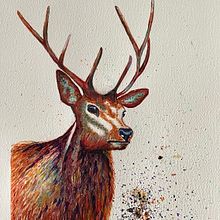 My project for course: Expressive Animal Portraits in Watercolor. Een project van Traditionele illustratie, Aquarelschilderen, Realistische tekening y Naturalistische illustratie van Anna-Maria Säntti - 17.12.2022