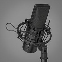 Desktop Mic. Un progetto di Modellazione 3D, 3D, Product design e Illustrazione digitale di Alejandro Soriano - 02.10.2022