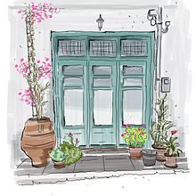 My project for course: Expressive Architectural Sketching with Colored Markers. Sketching, Drawing, Architectural Illustration, Sketchbook & Ink Illustration project by Pernille Lund Kjeldsen - 12.17.2022