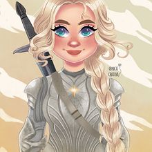 Fanart da Galadriel. Een project van Traditionele illustratie van Mônica Rangel - 18.12.2022