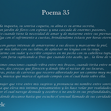 Poema ejemplo del Poemario "Pasión sin Compasión". Un progetto di Scrittura creativa di Miguel Enrique Cavero Bravo - 19.12.2022