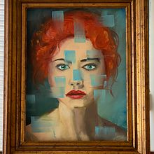 Mein Abschlussprojekt für den Kurs: Moderne Porträtmalerei mit Ölfarben. Un progetto di Illustrazione tradizionale, Belle arti, Pittura e Pittura ad olio di Beat Steinmann - 19.12.2022