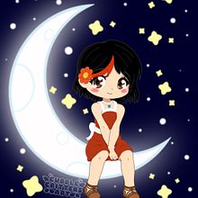 Over the Moon. Un progetto di Illustrazione tradizionale, Disegno, Creatività e Illustrazione digitale di Yumi - 18.09.2021