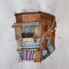 Architectural Sketching #3. Traditional illustration project by lukemandala - 12.20.2022