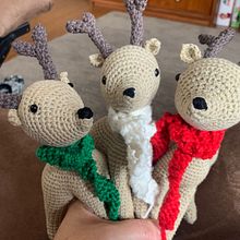 Amigurumi - Renos Ein Projekt aus dem Bereich Amigurumi und Weben von Karina Soria - 20.12.2022