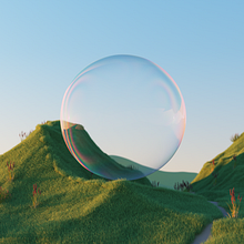 SPACE10 Beyond Bubble. Een project van  3D-ontwerp,  3D-modellering, Digitale illustratie, 3D-animatie,  Art direction, 3D y Architecturale visualisatie van Francisco Cortés - 25.03.2022