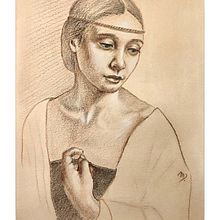 My project for course: Classical Portrait Drawing: The Renaissance Man’s Method. Un progetto di Belle arti, Bozzetti, Disegno, Disegno di ritratti, Disegno realistico e Disegno artistico di Dana Doubravka Mikulcová - 20.12.2022