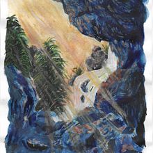 Mi proyecto del curso: Ilustración de paisajes de fantasía con acuarela y gouache. Projekt z dziedziny  Sztuki piękne,  Malarstwo, Malowanie akwarelą, Ilustracja naturalist, czna, Malowanie gwaszami, Trad, c i jna ilustracja użytkownika camarena676 - 04.01.2023