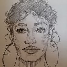 Il mio progetto del corso: Sketchbook per ritratti a grafite con la tecnica del tratteggio. Sketching, Drawing, Portrait Drawing, and Sketchbook project by brina71c - 12.21.2022