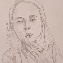 Mein Abschlussprojekt für den Kurs: Skizzenbuch für Porträts: Erkunde das menschliche Gesicht. Sketching, Drawing, Portrait Drawing, Artistic Drawing, and Sketchbook project by roxy2809 - 09.28.2022