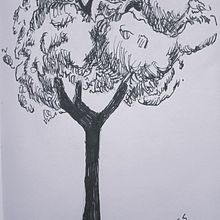 Árboles. Traditional illustration, and Drawing project by Pau Franco Sanz - 12.21.2022