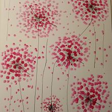 Little red flowers. Watercolor Painting project by Ana Cristina Estêvão - 12.21.2022