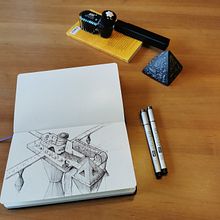 My project for course: Artistic Architectural Drawing with Ink. Traditional illustration, Drawing, Architectural Illustration & Ink Illustration project by narados - 12.21.2022