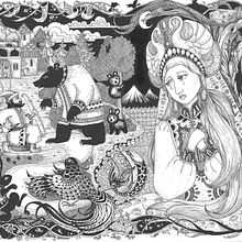 Mi proyecto del curso: Ilustración de cuentos de hadas con pluma y tinta. Projekt z dziedziny  R, sunek,  R, sunek art, st, czn,  R i sunek atramentem użytkownika R.E. Gonzalez - 21.12.2022