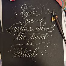 Mi proyecto del curso: Fundamentos y particularidades de la cursiva inglesa. Caligrafia projeto de Cynthia Cunillera Batlle - 21.12.2022