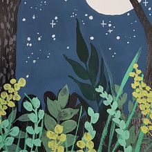 My project for course: Painting Atmospheric Landscapes with Gouache . % Angela York tarafından hazırlanan Geleneksel illüstras, on, Tablo, Guaj Bo, Ve ama projesi - 12.22.2022