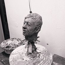 Mi proyecto del curso: Retrato en barro: modela un rostro a escala real. Fine Arts, and Sculpture project by Jesús Díaz Pacheco - 12.22.2022