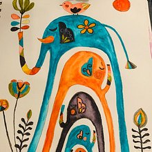 My project for course: Painting with Gouache: Create Poetic Illustrations. Un progetto di Illustrazione tradizionale, Belle arti, Pittura e Pittura gouache di Sydney Anjum - 22.12.2022