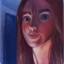 Il mio progetto del corso: Ritratto artistico a olio su carta. Fine Arts, Painting, and Oil Painting project by Helenia Tedesco - 11.16.2022