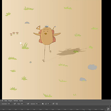 Bird running. Een project van Animatie y 2D-animatie van fabiancocq_1 - 08.12.2022