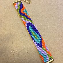 Mi proyecto del curso: Diseño de accesorios con cuentas: teje patrones elegantes. Accessor, Design, Arts, Crafts, Jewelr, Design, and Fiber Arts project by Maria Antonia Fernandez - 12.22.2022
