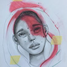 Mein Abschlussprojekt für den Kurs: Porträts mit Mischtechniken: Emotionen und Mimik. Projekt z dziedziny  Sztuki piękne, R, sunek ołówkiem,  R, sunek, Portret, R, sunek realist, czn,  R, sunek art, st i czn użytkownika ramonaja - 23.12.2022