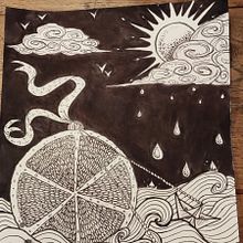 Mijn project van de cursus: Leer sprookjes illustreren met pen en inkt. Drawing, Artistic Drawing & Ink Illustration project by Josien Pelle - 12.23.2022