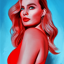 My Project: Margot Robbie Fanart Portrait Painting in Infinite Painter by Rod Lovell. Design, Traditional illustration, Pencil Drawing, Drawing, Portrait Drawing, Realistic Drawing, Artistic Drawing, Digital Drawing, Figure Drawing, Colored Pencil Drawing, Portrait Photograph, Portfolio Development, Self-Portrait Photograph, Painting, Watercolor Painting, Acr, lic Painting, Oil Painting, Digital Painting, Gouache Painting, Matte Painting, Decorative Painting, Decoration, Film, Video, TV, Film, Instagram, Instagram Marketing, Fine Arts, Arts, Crafts, Digital Illustration, Vector Illustration, Manga, Comic, and Digital Marketing project by Rod Lovell - 12.23.2022