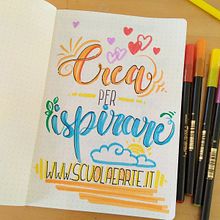 Il mio progetto del corso: Lettering creativo: disegna parole con stile. Lettering, H, and Lettering project by Carla F. Castagno - 12.15.2022